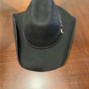 Kids Black Felt Cowboy Hat - Western Style